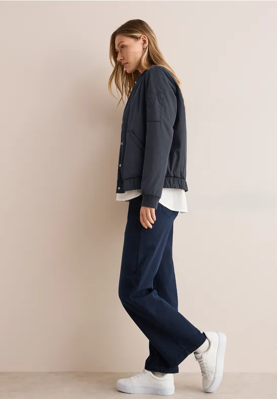 Blouson avec patte de boutonnage dark navy blue