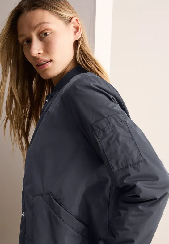 Blouson avec patte de boutonnage dark navy blue