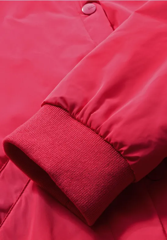 Blouson mit Knopfleiste granita red