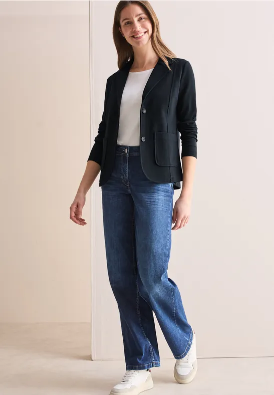 Blazer avec structure universal blue