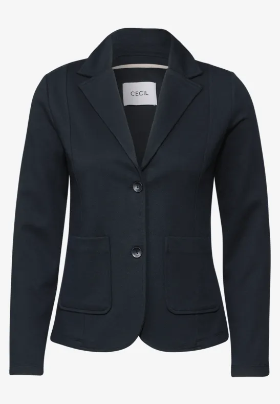Blazer avec structure universal blue