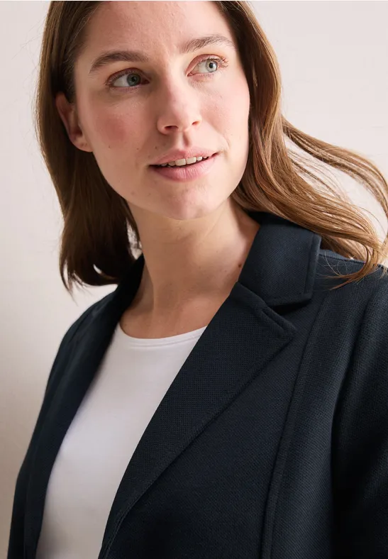 Blazer avec structure universal blue