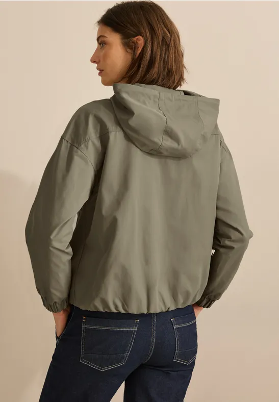 Blouson mit Kapuze smoky taupe
