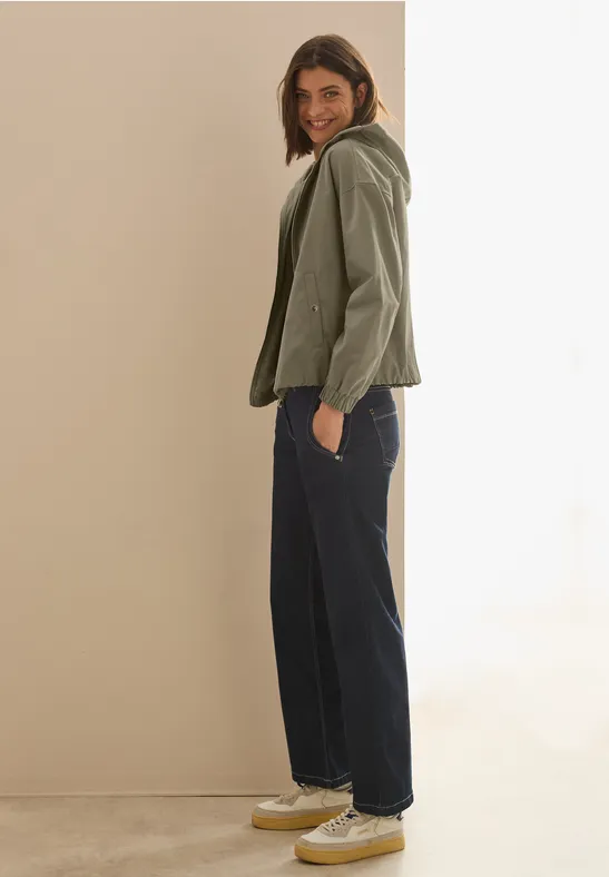 Blouson mit Kapuze smoky taupe