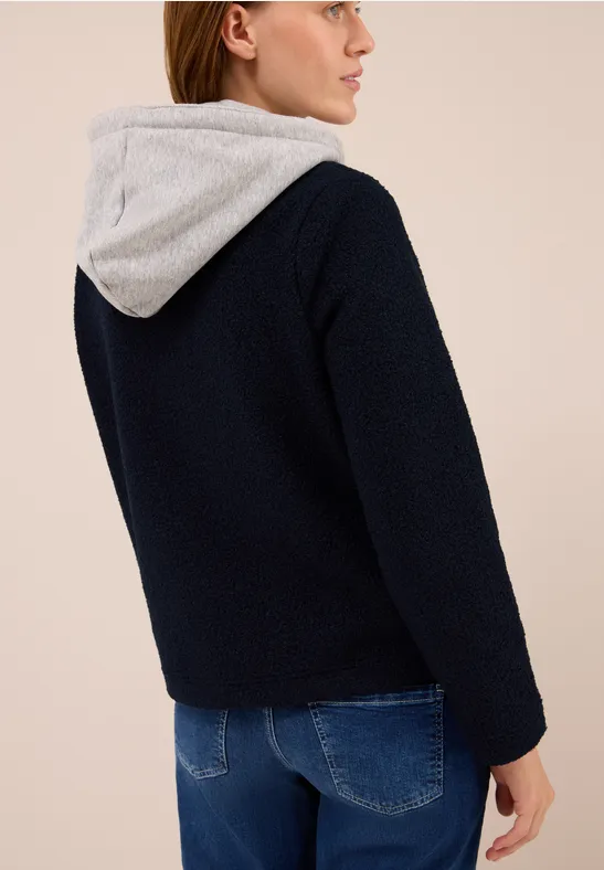 Trench-coat avec incrustation dark navy blue
