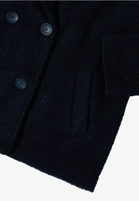 Trench-coat avec incrustation dark navy blue