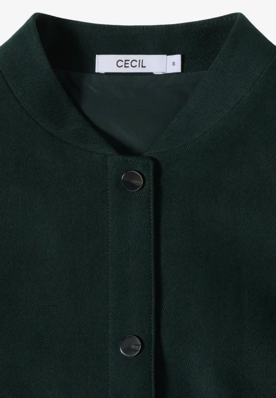 Mini-Cord Blouson ink green