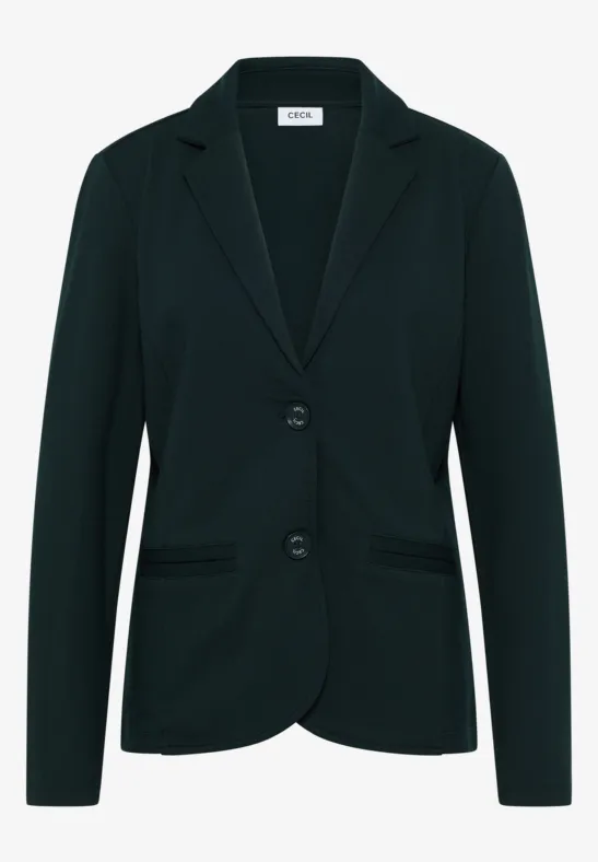Basic Blazer ink green