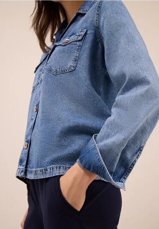 Denim Overshirt authentic used wash