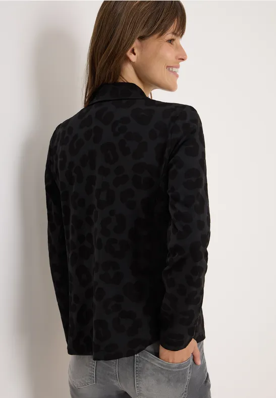 Leo gestructureerde blazer Black