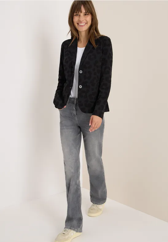 Leo gestructureerde blazer Black