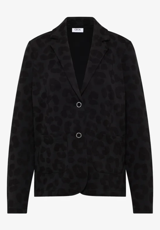 Leo gestructureerde blazer Black