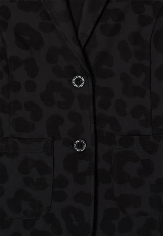 Leo gestructureerde blazer Black