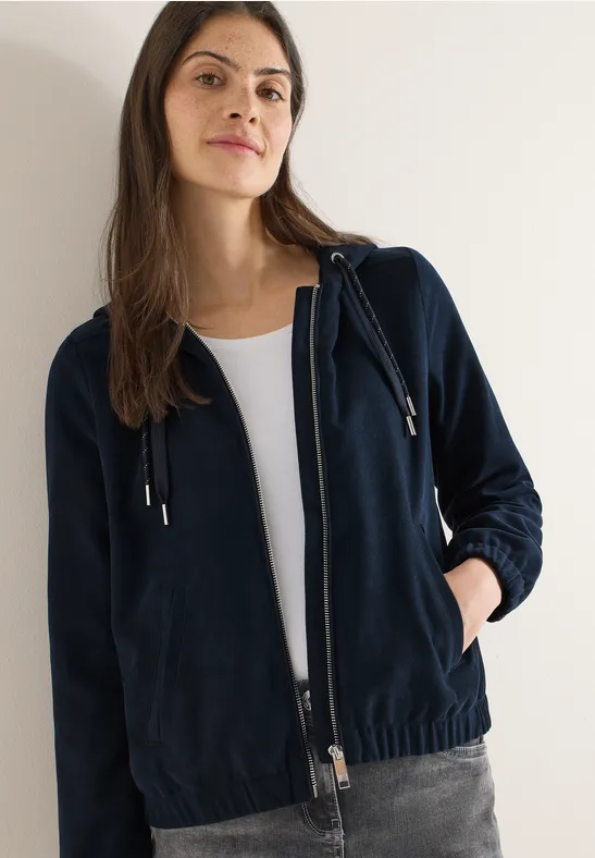 Veste à capuche universal blue