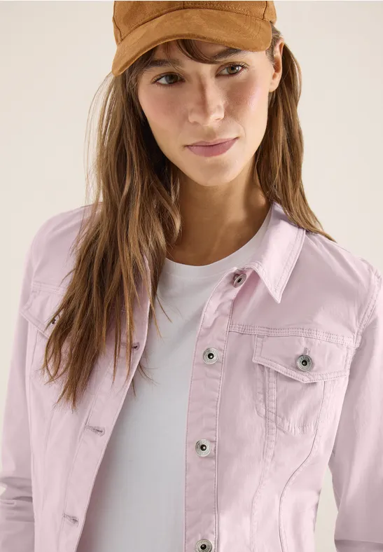 Jeansjacke im Colored-Denim-Look light blush rose