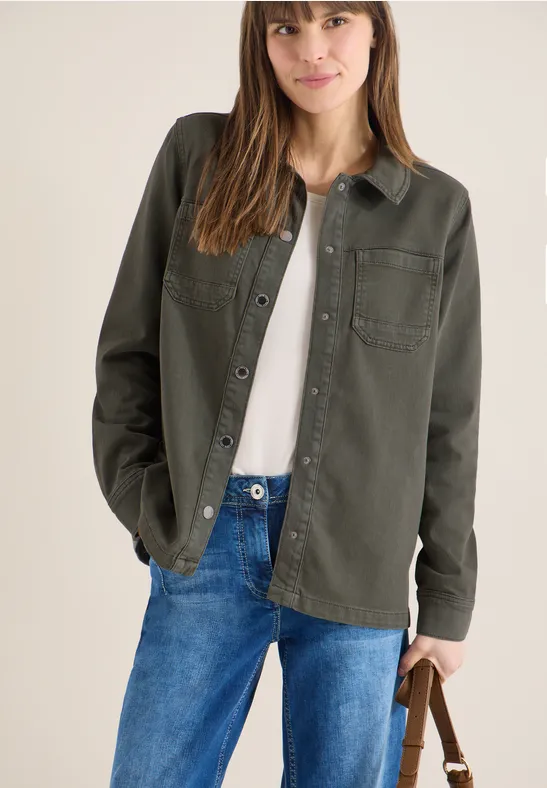 Overshirt sea weed khaki