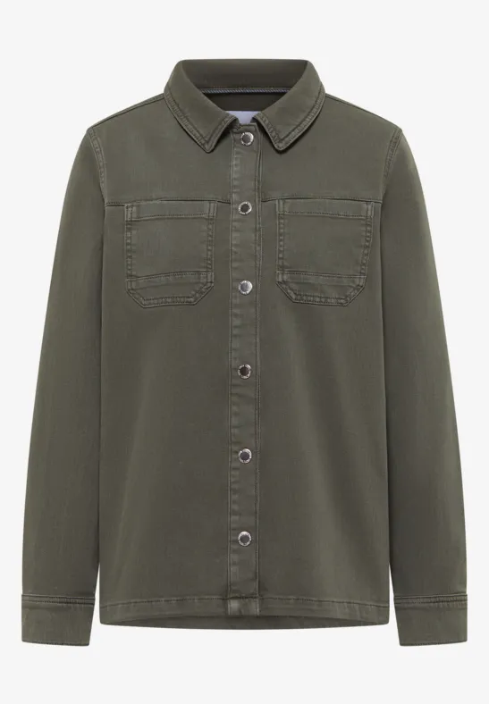 Overshirt sea weed khaki