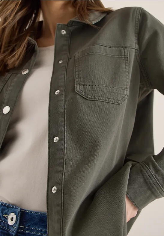 Overshirt sea weed khaki