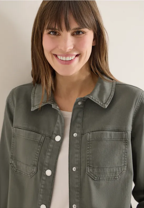 Overshirt sea weed khaki