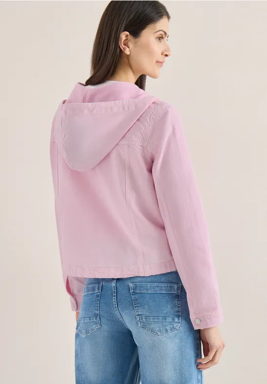 Veste avec capuche light blush rose