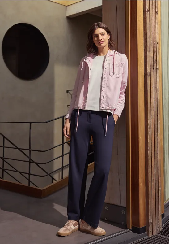 Veste avec capuche light blush rose