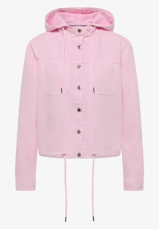 Veste avec capuche light blush rose