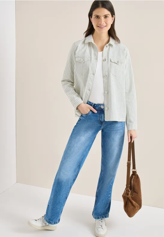 Survêtement rayé vanilla white