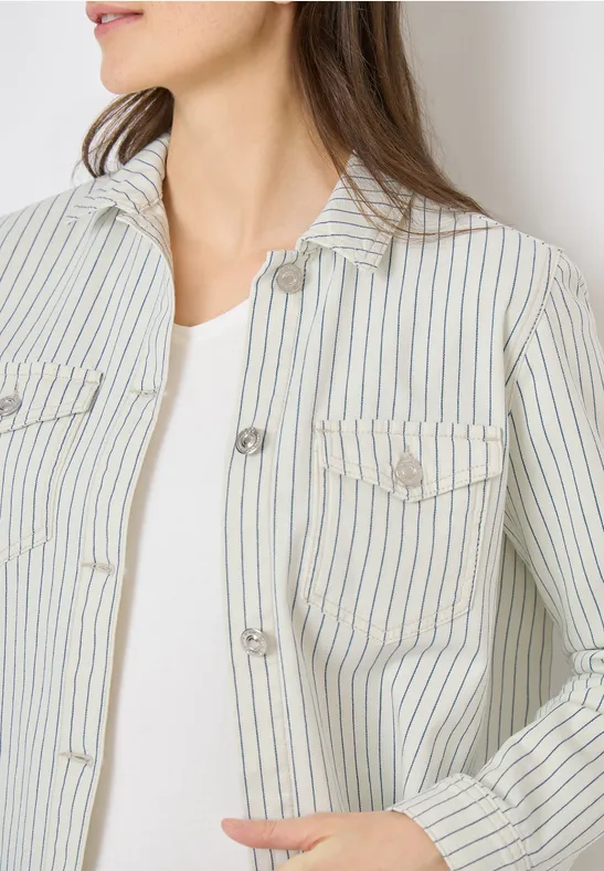 Survêtement rayé vanilla white