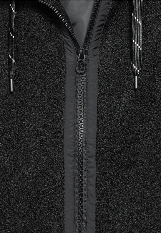 Gilet aspect laine Black