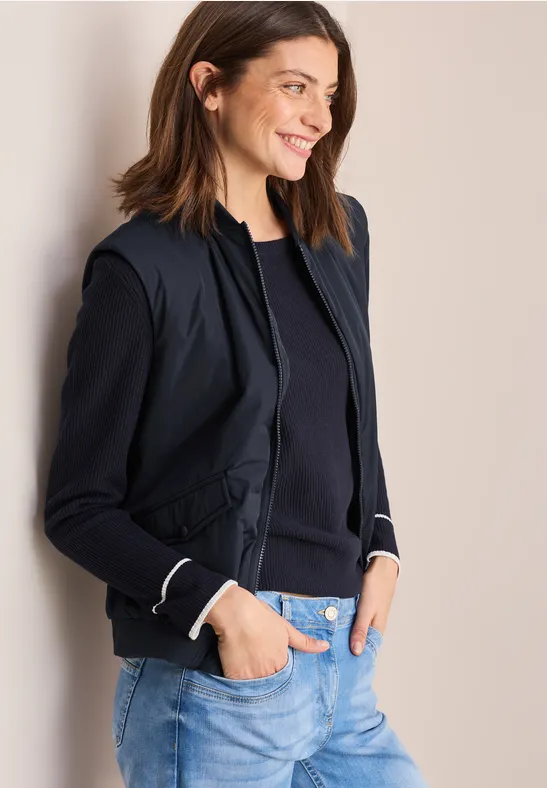 Gilet blouson universal blue