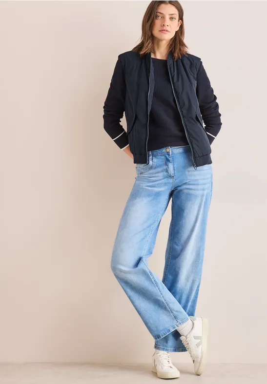 Gilet blouson universal blue