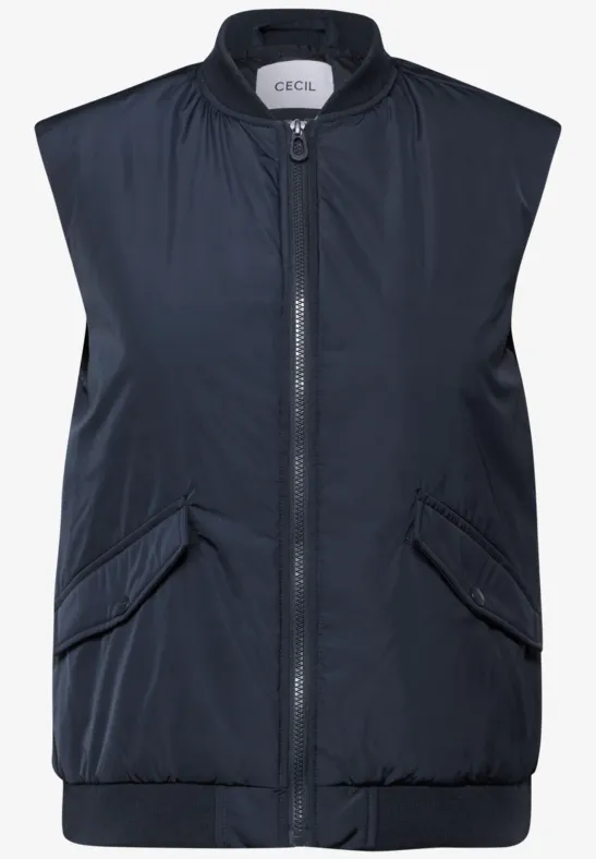 Gilet blouson universal blue