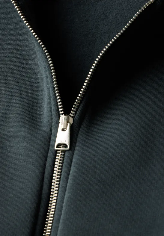 Gilet en sweat slate khaki
