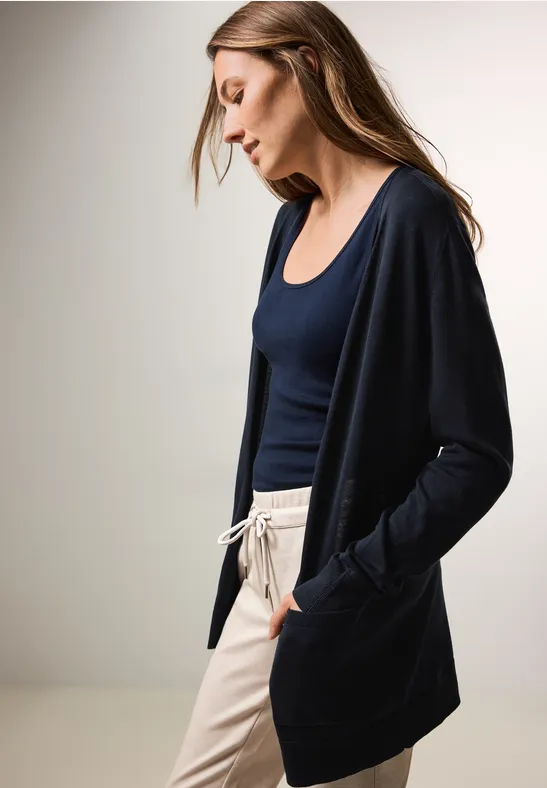 Offener Cardigan universal blue