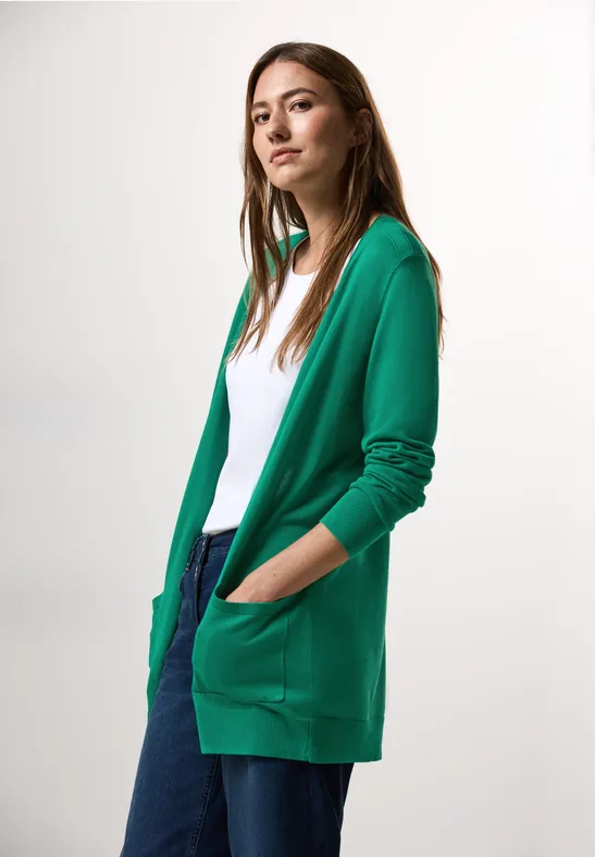 Cardigan ouvert malachite green