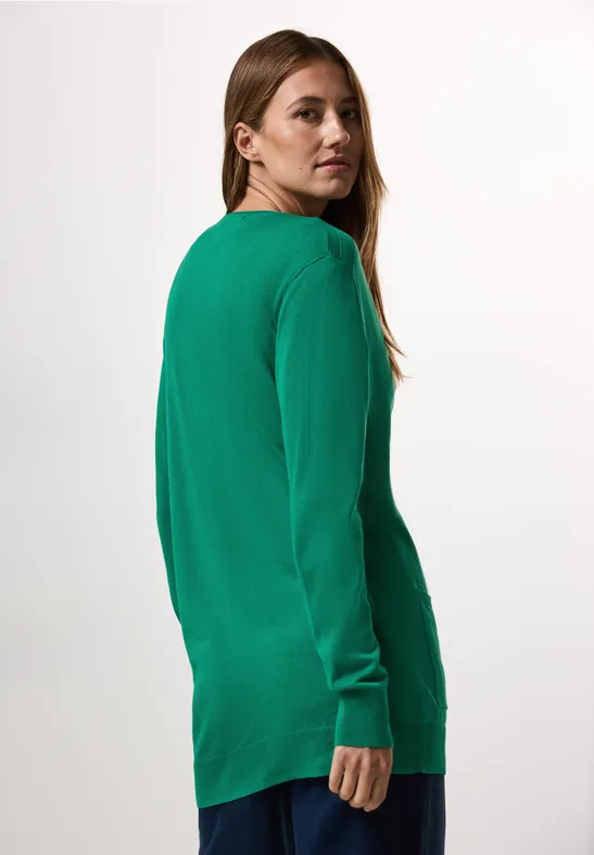Cardigan ouvert malachite green
