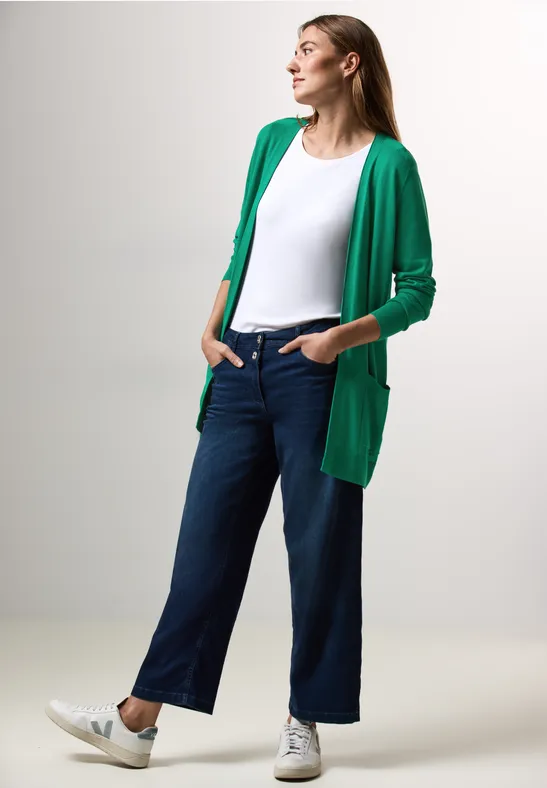 Cardigan ouvert malachite green
