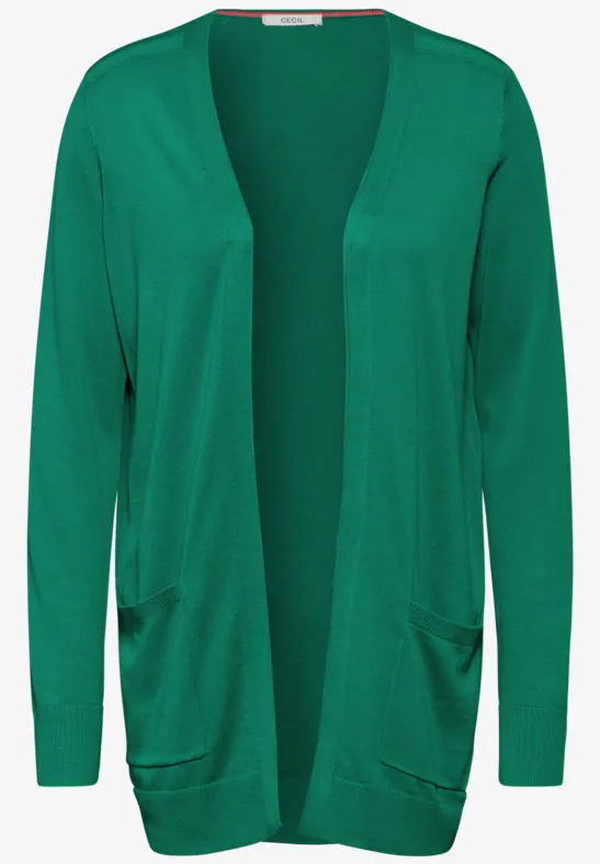 Cardigan ouvert malachite green