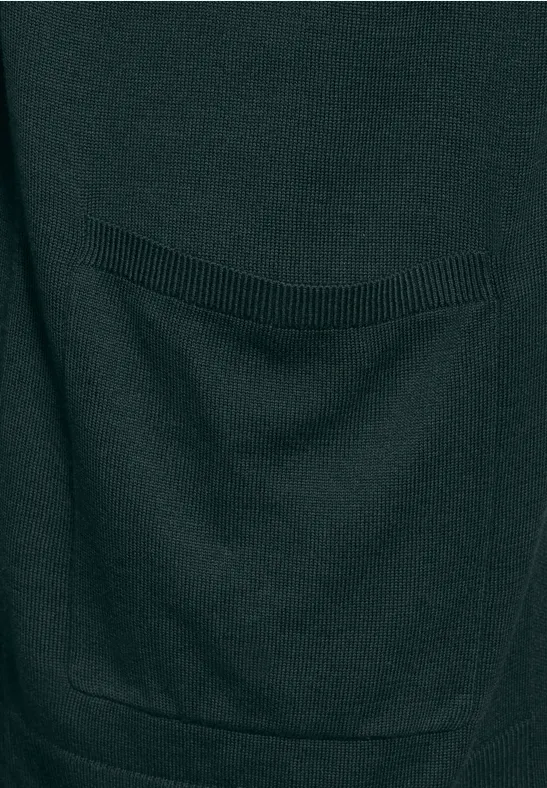 Cardigan ouvert fir green