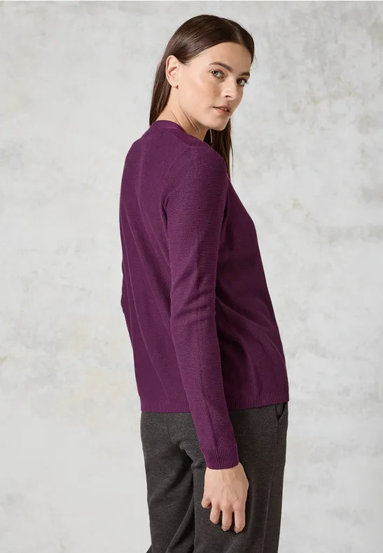 Cardigan structuré beloved berry