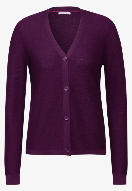 Cardigan structuré beloved berry