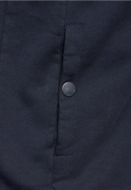 Sweatjacke mit Kapuze universal blue
