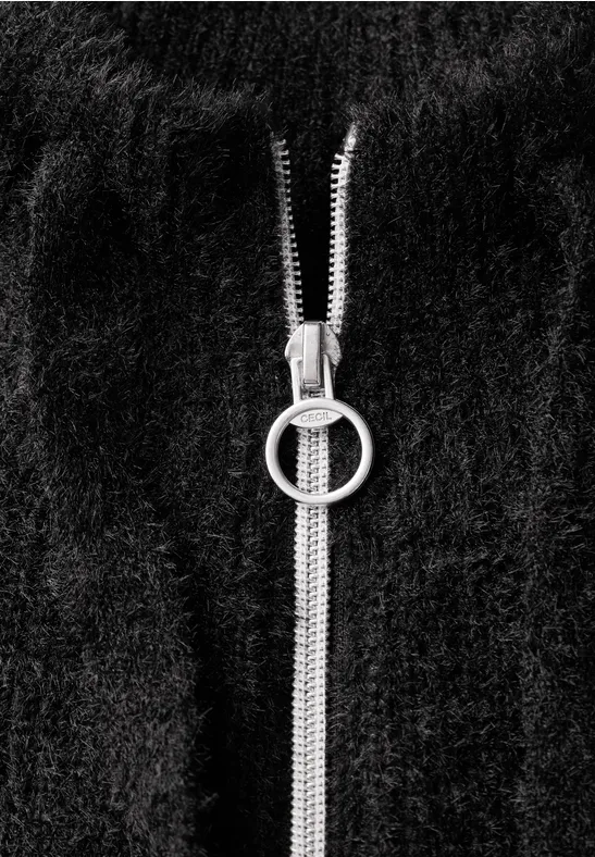 Gilet en fil de plume Black