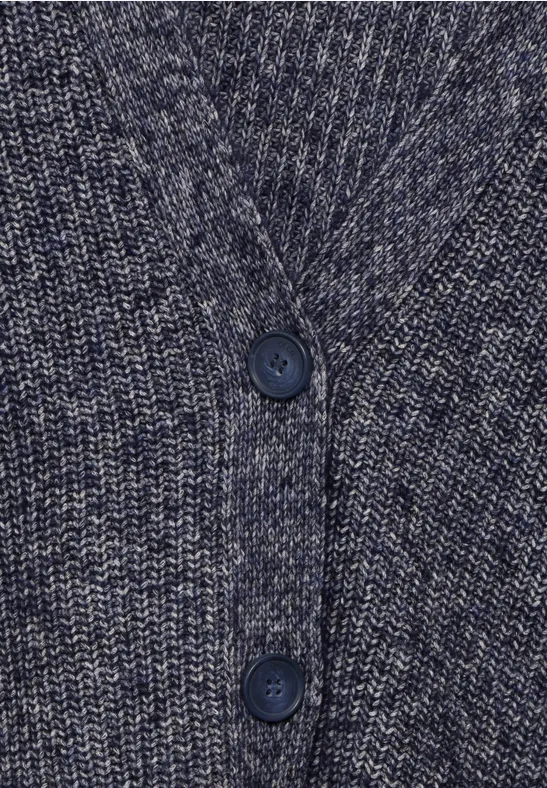 Vest in gemêleerde look universal blue