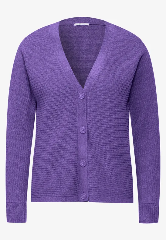 Chenille Dolman Cardigan wild lilac