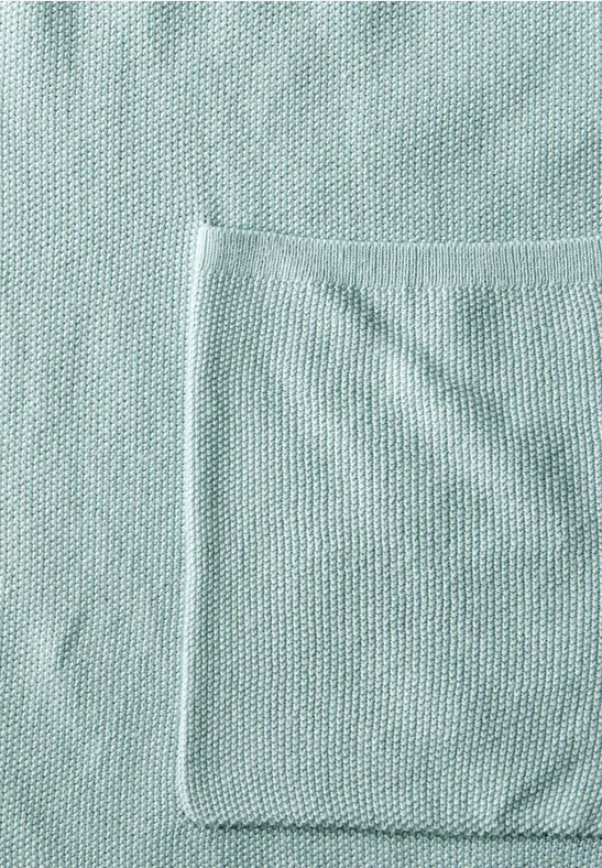 Offener Feinstrick Cardigan cool salvia green