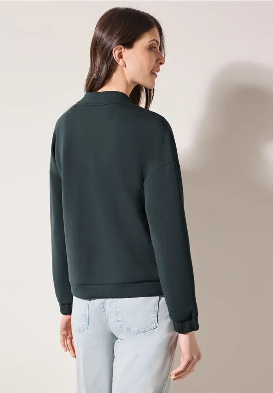 Silk-Touch Blouson slate khaki