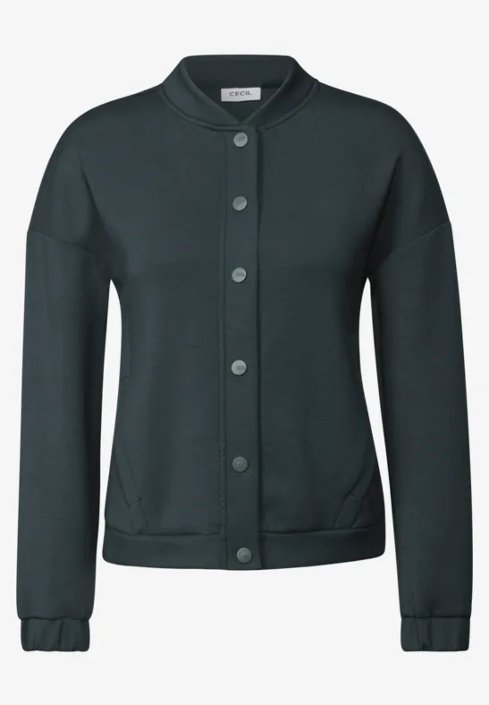 Silk-Touch Blouson slate khaki