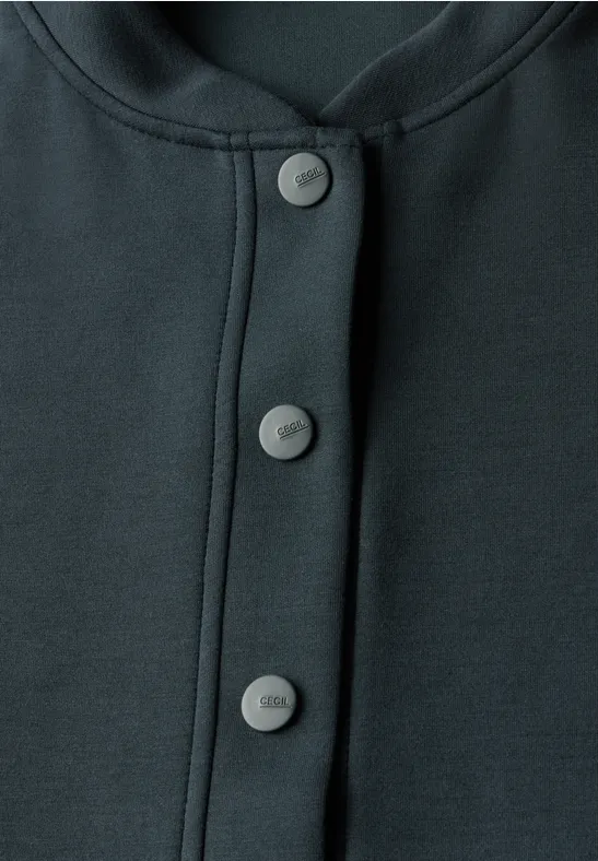 Silk-Touch Blouson slate khaki