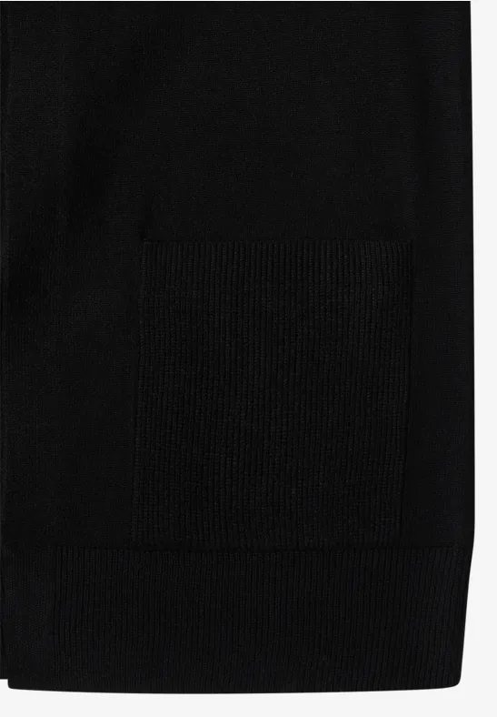 Offener Cosy Cardigan Black